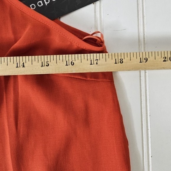 Paper Crane Tank Top‎ Women's Size Medium Red Summer Casual - Picture 9 of 12